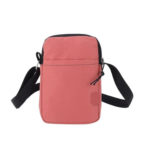 SNGUOQ Umhängetasche for Mobiltelefone, Damen-Umhängetasche, All-Match-Mini-Kleine Umhängetasche mit hängendem Hals, Münzbörse, vertikale Handtasche Für Die Tägliche Arbeit(Watermelon red) von SNGUOQ