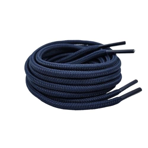 Spitze Herren und Damen Flache Runde Freizeit Sport Board Canvas Schuhe Stiefel Schnürsenkel Universal Für Outdoorschuhe,Sportschuhe(Deep Blue 6,160cm) von SNGUOQ