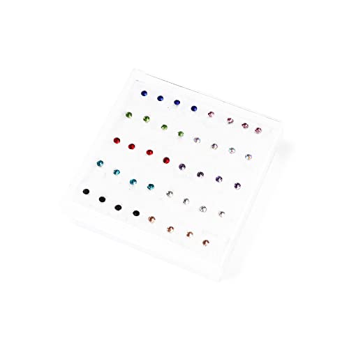 10-20 Paare kubische Zirkonia-Plastikohrringe für empfindliche Ohren 2-6mm Kubikzirkonia für Frauen Mädchen Silikon Postoelen Ohrringe Ohrringe Set… von SNHHNSW