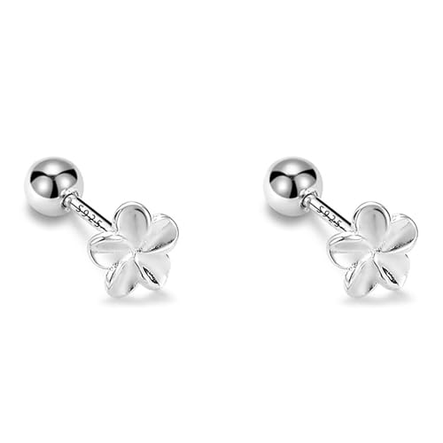 20g winzige süße Blumenohrringe für Frauen kleiner Ball Schraubbolzenknorpel Tragus post Minimalistischer Blumenzierzier -Geburtstag Schmuck für Mutter von SNHHNSW