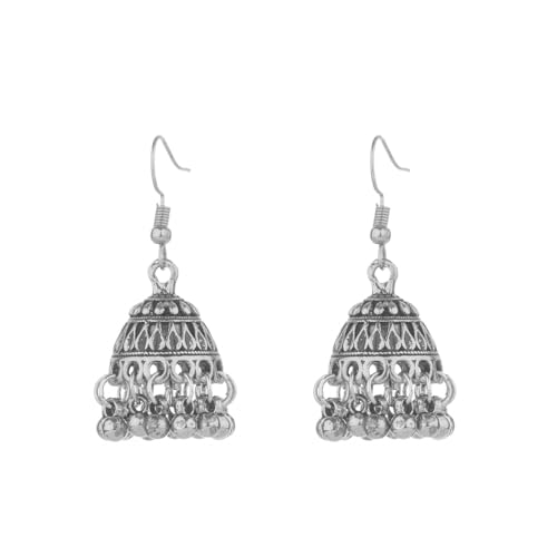 Bollywood Jhumka Jhumki Dangle Ohrringe für Frauen traditioneller Zigeuner Boho Perlen Quasten Oxidiert antike indische Bellohrring -Drop Bohemian Ethnic Feste Party Wear Schmuckgeschenk Weihnachts Bollywood Jhumka Jhumki Dangle Ohrringe für Frauen traditioneller Zigeuner Boho Perlen Quasten Oxidiert antike indische Bellohrring -Drop Bohemian Ethnic Feste Party Wear Schmuckgeschenk Weihnachts von SNHHNSW