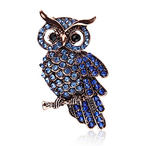 Cartoon Animal Brosche Stecknadel Strass Eule Form Brustwachen Frauen Party Corsage Geburtstag Schmuck Geschenk von SNHHNSW