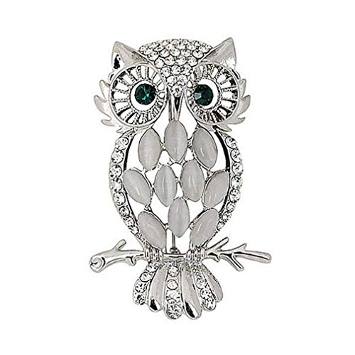 Cartoon Owl Brosche Stecknadel Strasspullover Accessoires Frauen Stille Party Corsage Schmuck Geschenk von SNHHNSW