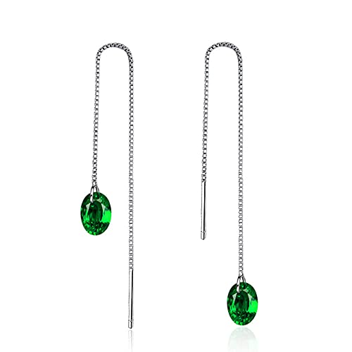 Drop Ohrringe farbenfrohe Tröpfchen Dangle Threader Ohrringe für Frauen von SNHHNSW