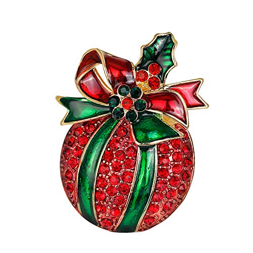 Frauen Strass Schmuck Weihnachtsbroschen Stifte Weihnachtsbestnorme Corsage von SNHHNSW