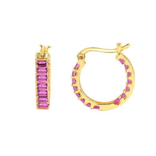 Kubische Zirkonia kleine Huggie -Hoop -Ohrring nach hypoallergen winzigem leichten Mini -Hoops Knorpel Ohrring Piercing Schmuck für Frauen von SNHHNSW