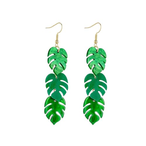 Maple Clelover Blatt Dangle Ohrringe Acrylgrün -Orangenblätter Fall Ahornblatt Feder Herbst Pflanzen Schmuck für Frauen Mädchen Maple Clelover Blatt Dangle Ohrringe Acrylgrün -Orangenblätter Fall Ahornblatt Feder Herbst Pflanzen Schmuck für Frauen Mädchen von SNHHNSW