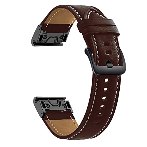 SNHHNSW 26mm schneller Fit -Uhrengurt für Enduro/Tactix Delta/Descen MK1 MK2 MK2 Smart Armband Watch LeaHter Band Watchband von SNHHNSW