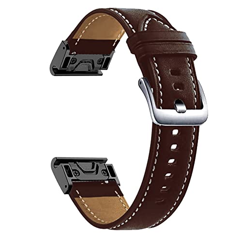 SNHHNSW 26mm schneller Fit -Uhrengurt für Enduro/Tactix Delta/Descen MK1 MK2 MK2 Smart Armband Watch LeaHter Band Watchband von SNHHNSW