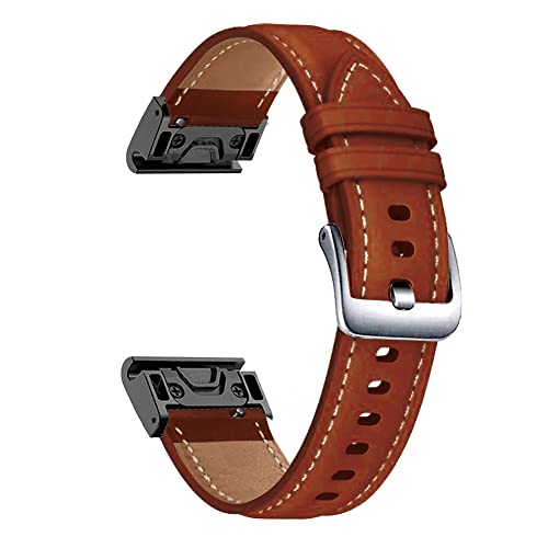 SNHHNSW 26mm schneller Fit -Uhrengurt für Enduro/Tactix Delta/Descen MK1 MK2 MK2 Smart Armband Watch LeaHter Band Watchband von SNHHNSW
