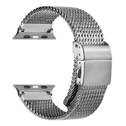 SNHHNSW 316L Edelstahl -Netzband für Band Ultra 2 49mm Serie 9 8 7 6 SE 45 mm 44 mm 41 mm 40mm Uhrengurt Uhrenbandbänder SNHHNSW 316L Edelstahl -Netzband für Band Ultra 2 49mm Serie 9 8 7 6 SE 45 mm 44 mm 41 mm 40mm Uhrengurt Uhrenbandbänder von SNHHNSW