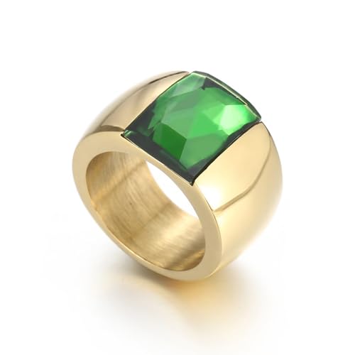 SNHHNSW Atemberaubend großer Statement Glaskristall Strsestone Band Cocktail Ring Kubikzirkonia Edelstahl Dicke klobig für Frauen Männer Freund Abschluss Geschenkabend Party SNHHNSW Atemberaubend großer Statement Glaskristall Strsestone Band Cocktail Ring Kubikzirkonia Edelstahl Dicke klobig für Frauen Männer Freund Abschluss Geschenkabend Party von SNHHNSW