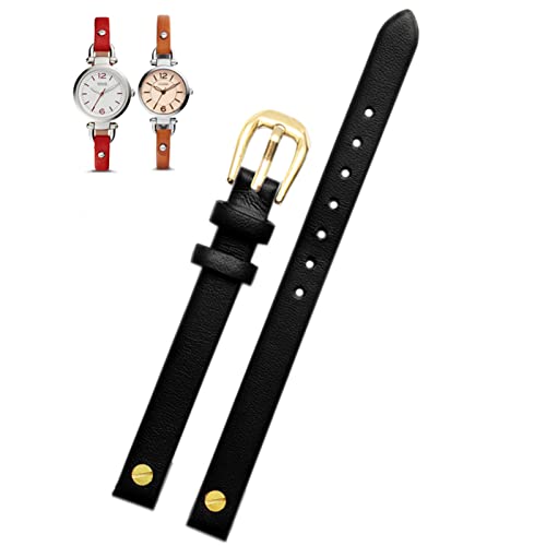 SNHHNSW Bracelet de montre tendance en cuir véritable ES4340 ES4119 ES4000 3745 3861 4026 femme 8 mm avec vis SNHHNSW Bracelet de montre tendance en cuir véritable ES4340 ES4119 ES4000 3745 3861 4026 femme 8 mm avec vis von SNHHNSW