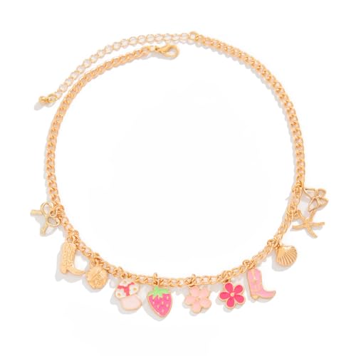 SNHHNSW Chunky Charm Halskette für Frauen zierlich PEPPY PAPPYCLIP BOG Beach Charm Halskette Chunky Cowboy Boot Halskette Western Cowgirl Accessoire Beach Essentials Summer Outfits für Frauen 2024 SNHHNSW Chunky Charm Halskette für Frauen zierlich PEPPY PAPPYCLIP BOG Beach Charm Halskette Chunky Cowboy Boot Halskette Western Cowgirl Accessoire Beach Essentials Summer Outfits für Frauen 2024 von SNHHNSW