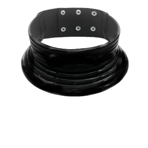 SNHHNSW Frauen Halskette Dangle Ohrringe Armreifen Set Leder klobig Ethnisch übertriebener Retro -Schmuck von SNHHNSW