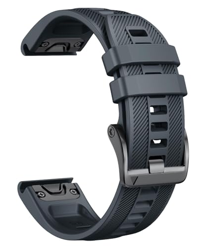 SNHHNSW Für Fenix 8 Band 22 mm Breite weicher Silikon Uhrengurt für Fenix 5 Plus/Fenix 6/Fenix 6 Pro/Fenix 7/Exip/Forerunner 935/945/Ansatz S60/Quatix 5 Watchbänder von SNHHNSW