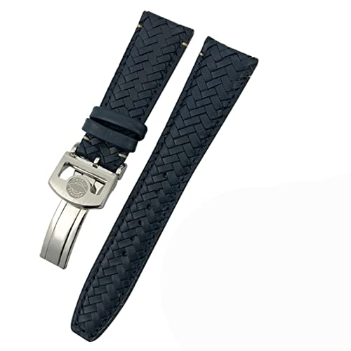 SNHHNSW Für einen großen Piloten IW377714 IW394005 Leder Uhrengurt Blaues Armband 20mm 21mm 22 mm Premium -Kuhlattengurt SNHHNSW Für einen großen Piloten IW377714 IW394005 Leder Uhrengurt Blaues Armband 20mm 21mm 22 mm Premium -Kuhlattengurt von SNHHNSW
