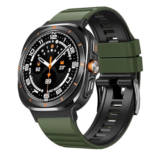 SNHHNSW Keine Lücken Silikongurt für Galaxy Watch 7 Ultra 47 -mm -Schleifenbandarmband für Galaxy Watch Ultra Quick Armband SNHHNSW Keine Lücken Silikongurt für Galaxy Watch 7 Ultra 47 -mm -Schleifenbandarmband für Galaxy Watch Ultra Quick Armband von SNHHNSW