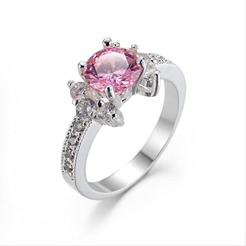 SNHHNSW Ring Frauen Ehering Rosa Crystal Zirkonstein Frauen Party Engagement fein SNHHNSW Ring Frauen Ehering Rosa Crystal Zirkonstein Frauen Party Engagement fein von SNHHNSW