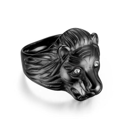 SNHHNSW Ringe Ringschmuck Frauen Männer europäische und amerikanische Löwenkopf-Männer Hip-Hop HipHop Wear Hand SNHHNSW Ringe Ringschmuck Frauen Männer europäische und amerikanische Löwenkopf-Männer Hip-Hop HipHop Wear Hand von SNHHNSW