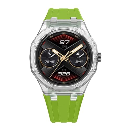 SNHHNSW Transparentes Gletscher -Gehäuse -Bandmodifikations -Kit für GT Cyber Uhren -Silikonarmband für GT Cyber Gummi -Sportgurt Uhrenbands SNHHNSW Transparentes Gletscher -Gehäuse -Bandmodifikations -Kit für GT Cyber Uhren -Silikonarmband für GT Cyber Gummi -Sportgurt Uhrenbands von SNHHNSW