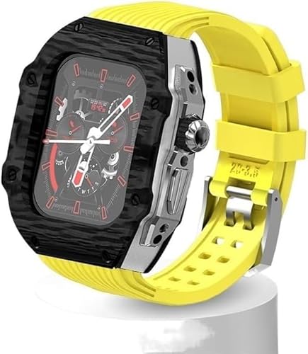 SNHHNSW Ultra 49 mm Fluor Gummi -Uhrengurt Carbonfaser -Uhren -Carbon -Modifikation Kit , für 8 7 6 5 4 Se 45mm 44mm Serie Austauschabdeckungsgurt SNHHNSW Ultra 49 mm Fluor Gummi -Uhrengurt Carbonfaser -Uhren -Carbon -Modifikation Kit , für 8 7 6 5 4 Se 45mm 44mm Serie Austauschabdeckungsgurt von SNHHNSW