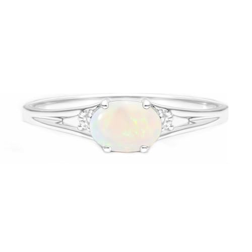 SNHHNSW Verlobungsring für Frauen, personalisierter blauer Sapphire/Ruby/Opal/Ruby/Amethyst/Peridot/Blue Topaz 10K 14K Frauen Ehering von SNHHNSW