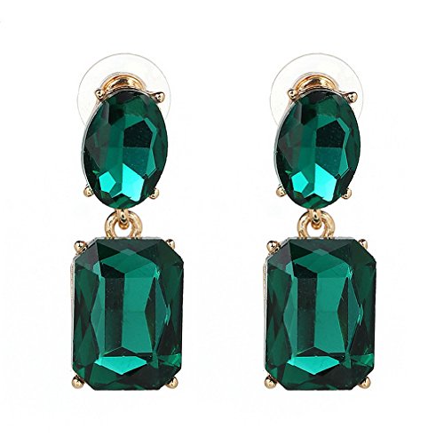 Schmuck Rechteck voll kubisch Zirkonia Makellose lange Dangle -Ohrringe Schmuck Rechteck voll kubisch Zirkonia Makellose lange Dangle -Ohrringe von SNHHNSW