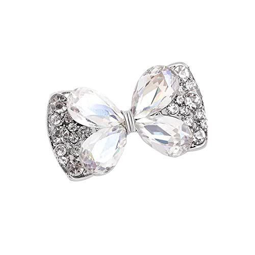 Strass Butterfly Bowknot Brosche Pin für Frauen Mädchen Mode süße Kristall Geburtsstein Brosche Revers Stecknadel zarte Kleiderzubehör Ostern Geburtstag Hochzeitsfeier Schmuck Geschenk Souvenir von SNHHNSW