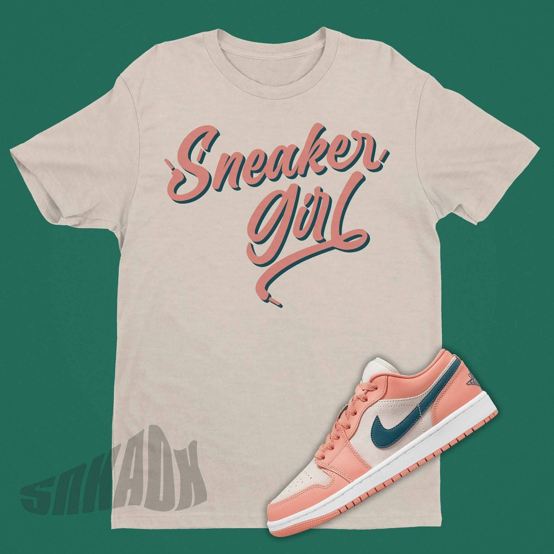 Sneaker Girl Shirt To Match Air Jordan 1 Light Madder Root - Retro Tshirt 1S Passendes Für Frauen von SNKADX