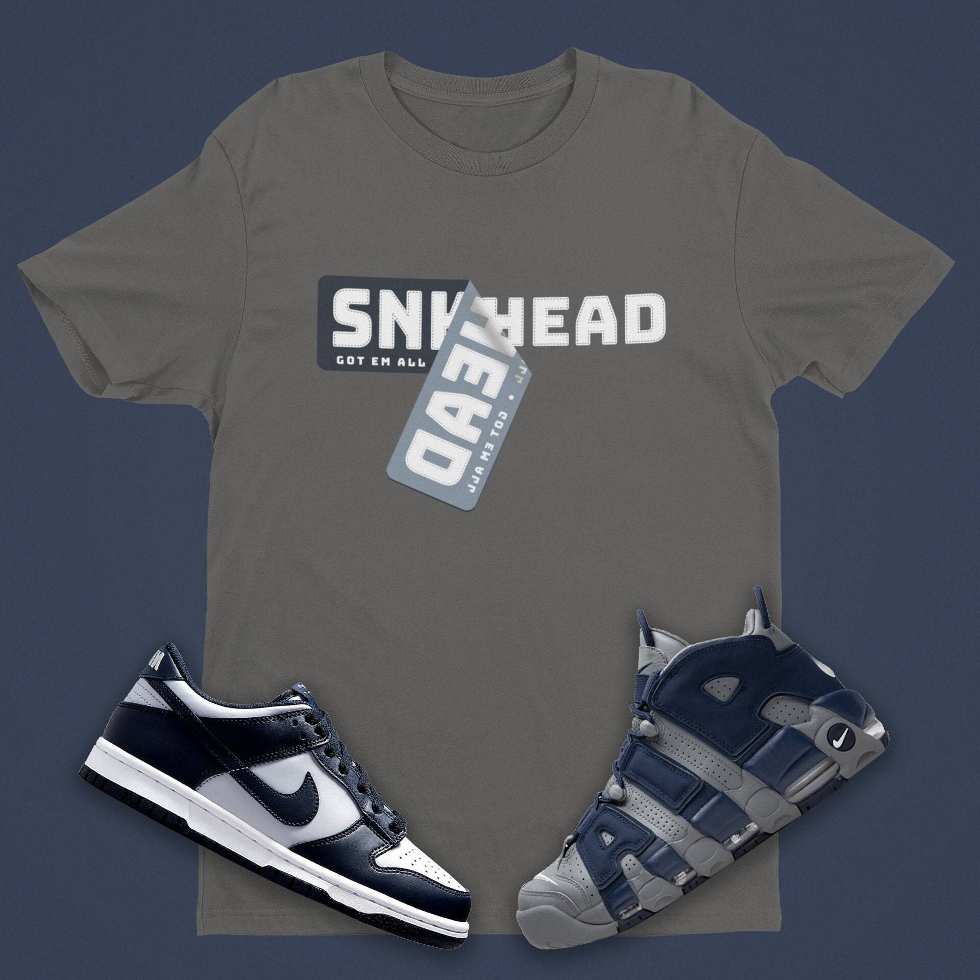 Sneakerhead Sticker Shirt Match Dunk Georgetown - Uptempo Sneaker Stickers Svg von SNKADX