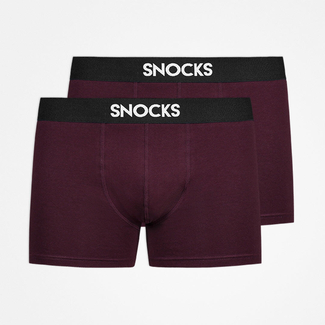 SNOCKS - Boxershorts mit Logo red - Gr. - S von SNOCKS