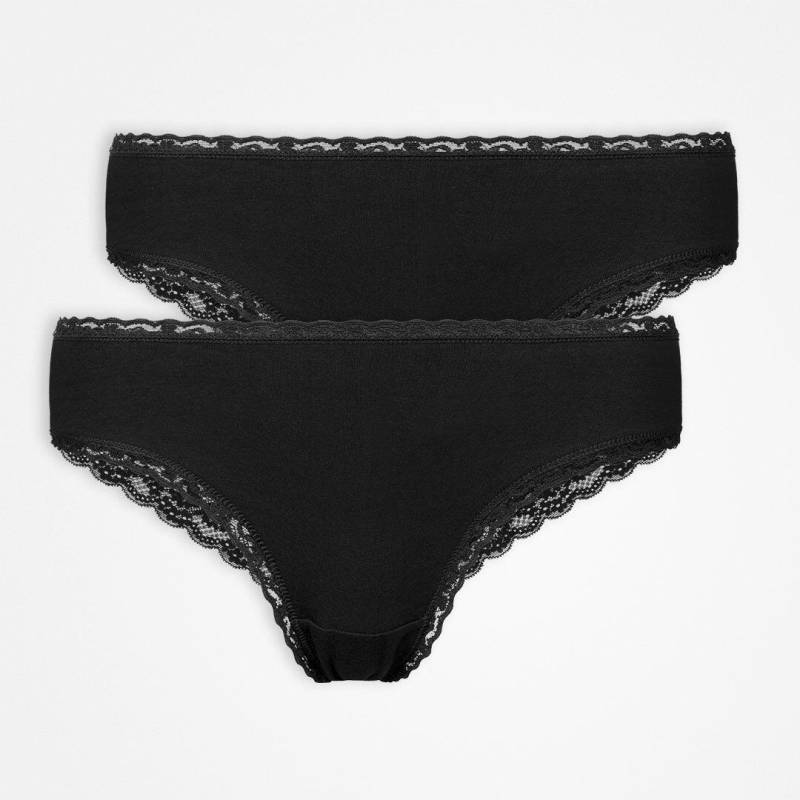 SNOCKS - Brazilian Slip Lace black - Gr. - M von SNOCKS