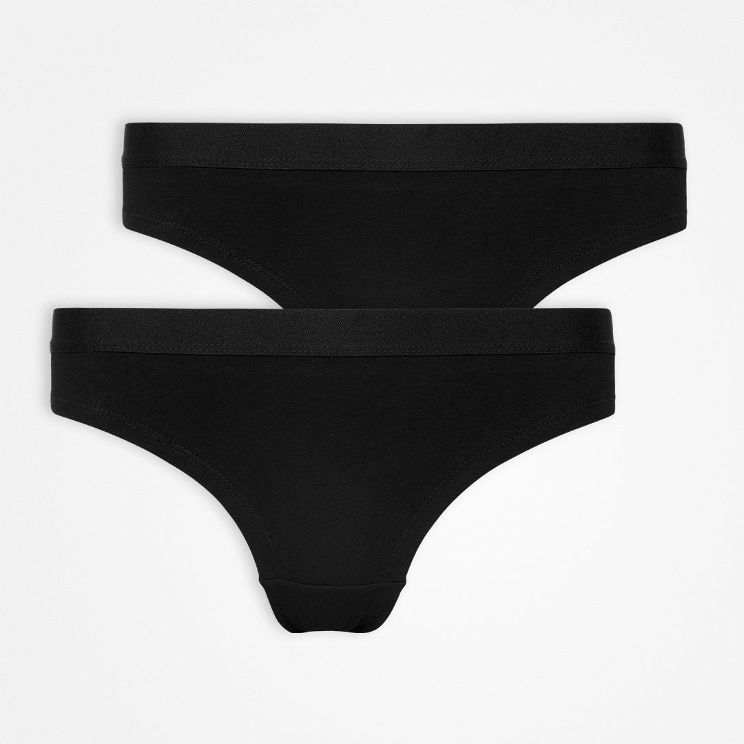 SNOCKS - Brazilian Slip Waist Band black - Gr. - L von SNOCKS