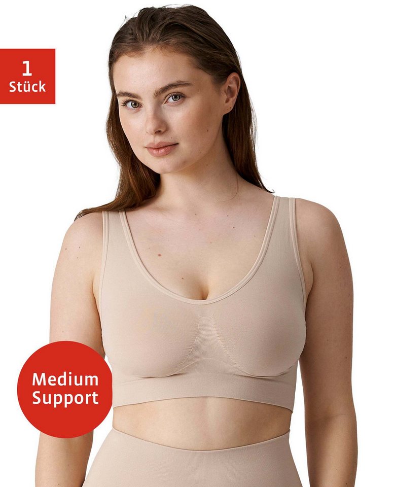 SNOCKS Bustier Bügelloser Shaping BH (1-tlg) Medium Compression, figurformend von SNOCKS