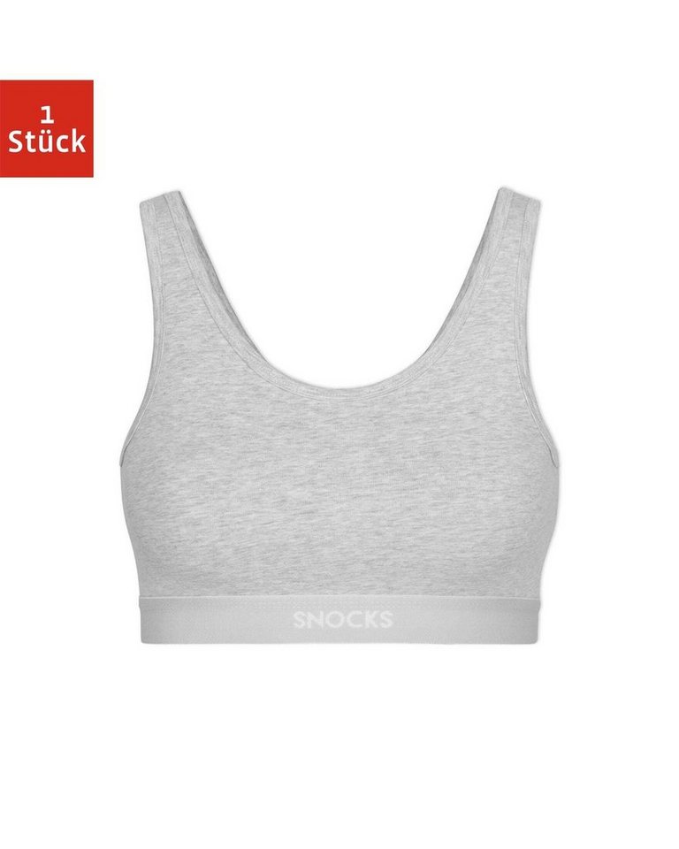 SNOCKS Bustier Soft BH (1-tlg) aus Bio Baumwolle, breite Träger für maximalen Komfort von SNOCKS