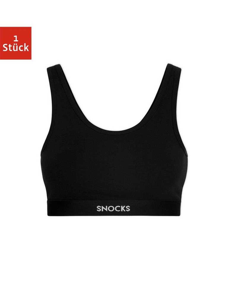 SNOCKS Bustier Soft BH (1-tlg) aus Bio Baumwolle, breite Träger für maximalen Komfort von SNOCKS