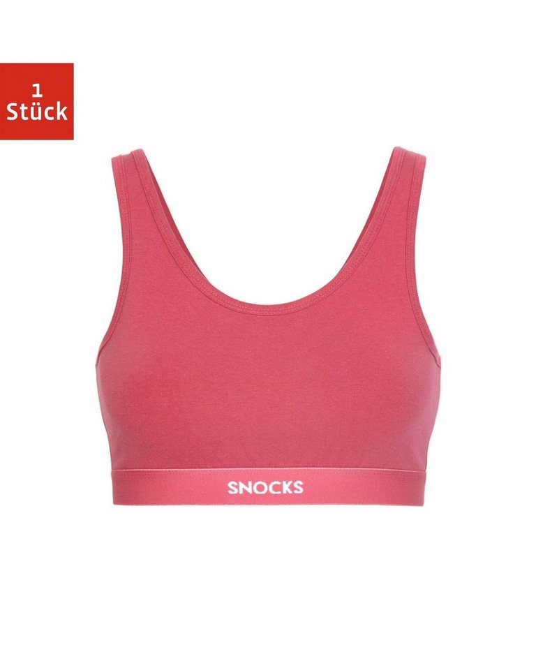 SNOCKS Bustier Soft BH (1-tlg) aus Bio Baumwolle, breite Träger für maximalen Komfort von SNOCKS