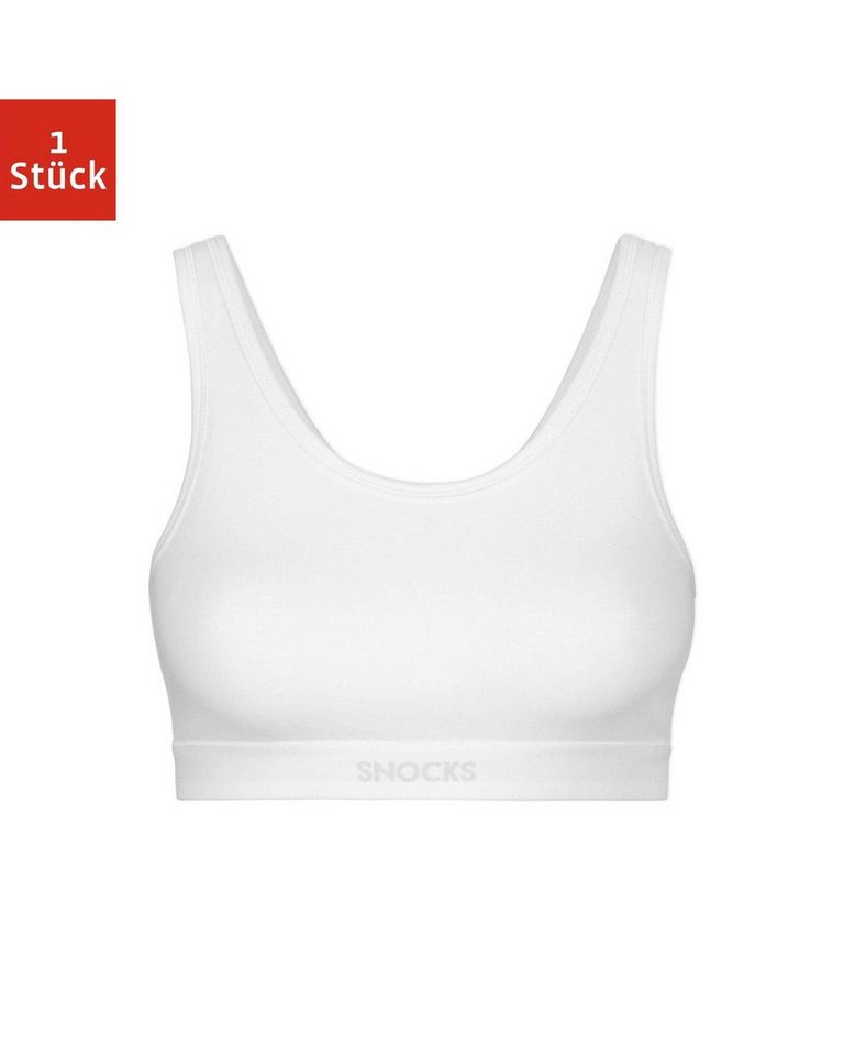 SNOCKS Bustier Soft BH (1-tlg) aus Bio Baumwolle, breite Träger für maximalen Komfort von SNOCKS