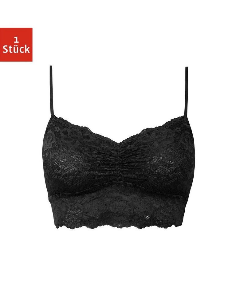 SNOCKS Bustier Spitzen-BH Damen (1-tlg) Soft Bustier ohne Bügel aus Spitze, Dessous von SNOCKS