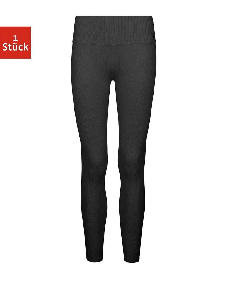 SNOCKS Highwaist Leggings Gerippte Leggings (1-tlg) seamless und blickdicht, perfekt für den Sport von SNOCKS