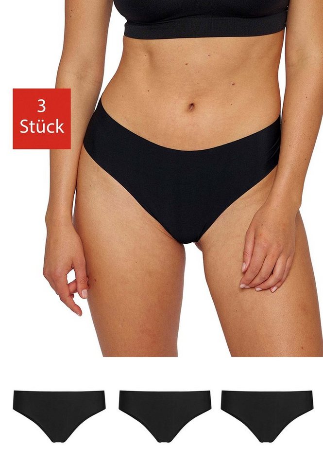 SNOCKS Hipster Panties aus Mikrofaser Damen (3-St) ohne Nähte, unsichtbar unter deiner Kleidung von SNOCKS