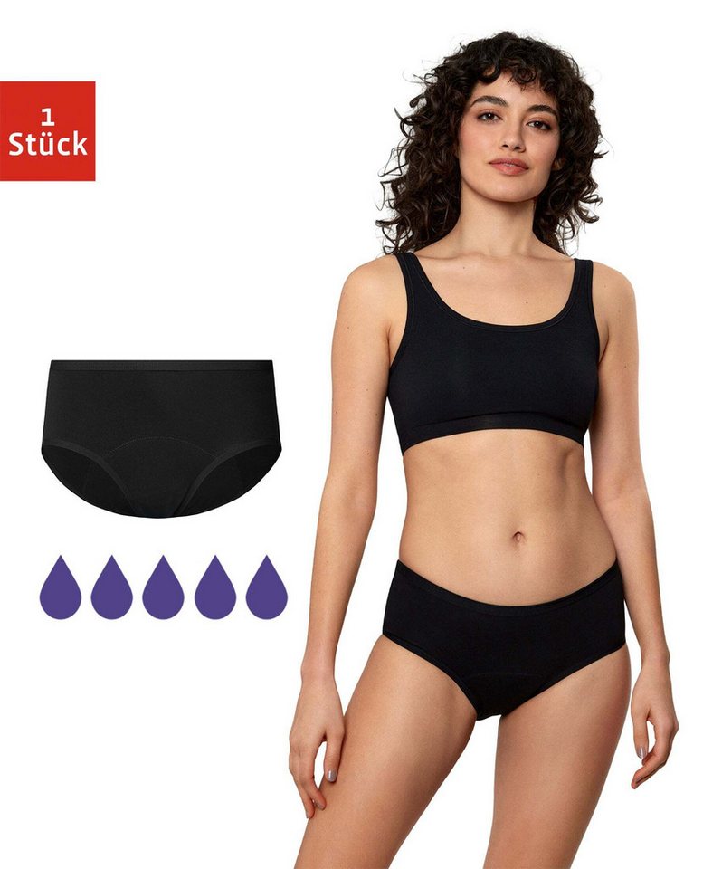 SNOCKS Periodenslip femtis by SNOCKS Period Panty - LENE Hipster (1-St) mit super starker Saugkraft, entspricht bis zu 6 Tampons von SNOCKS
