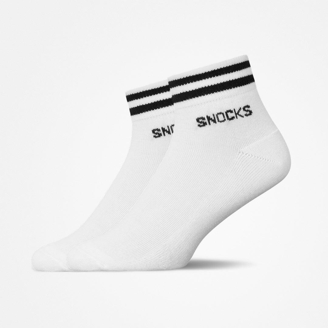 SNOCKS - Retro Sneaker Sock white - Gr. - 36.5 von SNOCKS