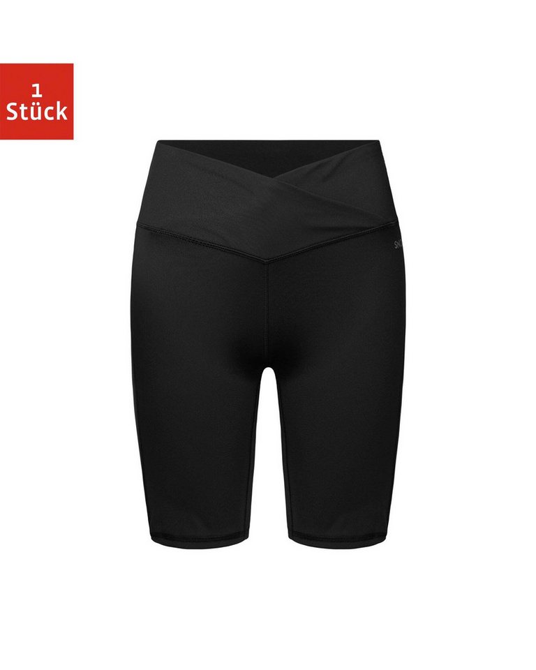 SNOCKS Sporthose Radlerhose Damen V Cross (1-tlg) ohne kratzenden Zettel, schnelltrocknend und komfortabel von SNOCKS