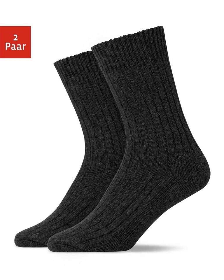 SNOCKS Thermosocken Wollsocken Damen Herren Wintersocken Stricksocken (2-Paar) aus warmem Material von SNOCKS