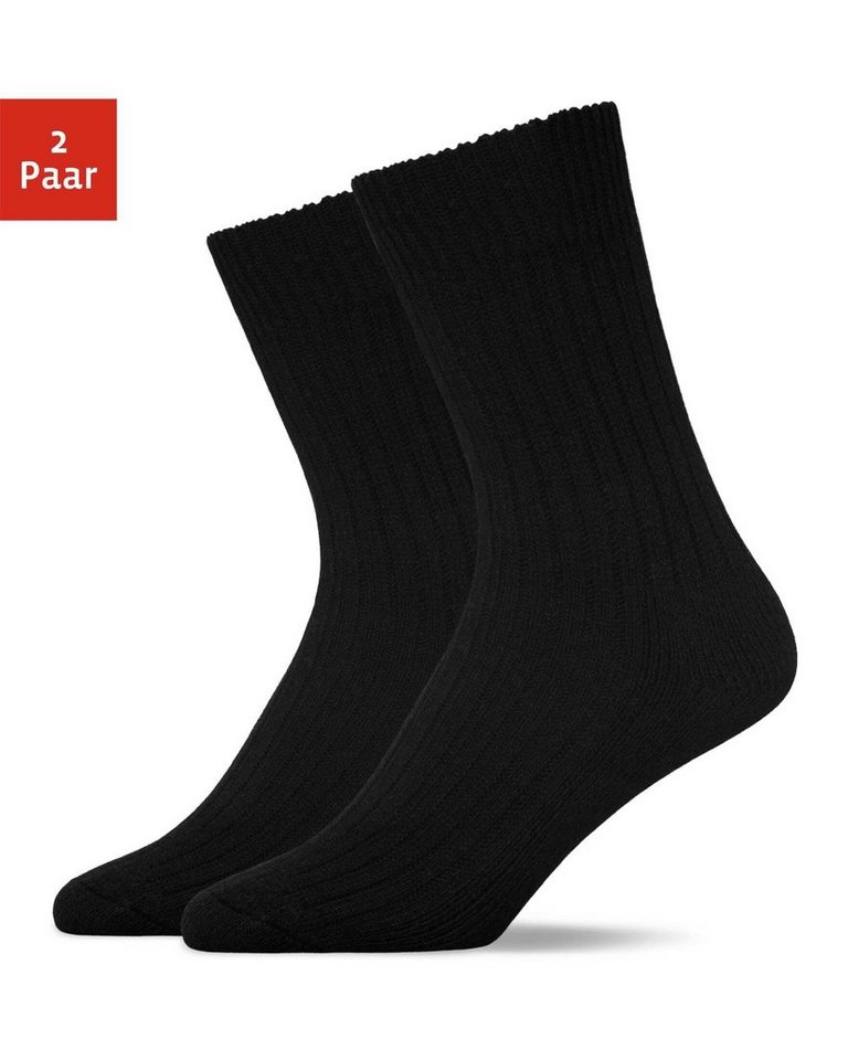 SNOCKS Thermosocken Wollsocken Damen Herren Wintersocken Stricksocken (2-Paar) aus warmem Material von SNOCKS