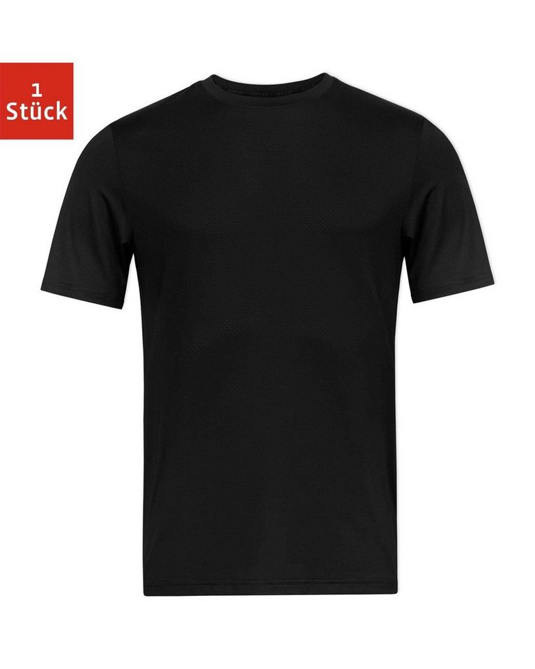 SNOCKS Trainingsshirt Sportshirt Herren Fitnessshirt (1-tlg) aus atmungsaktivem und schnell trocknendem Mesh von SNOCKS