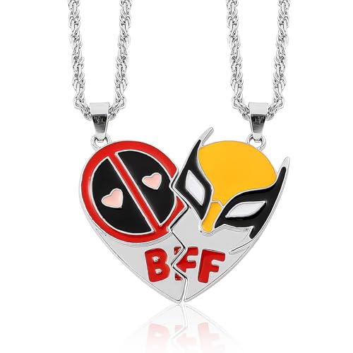 1 Pair Deadpol Wolverine Kette Wolverine Deadpol Dedpool Wolveri Daedpol Und Wolverin Deadpol Wolverine Dadpool Wolvorine Desdpool Und Wolverine Deadpol Und Wolverine Deadpol Wolferine Deadpol von SNONESIY