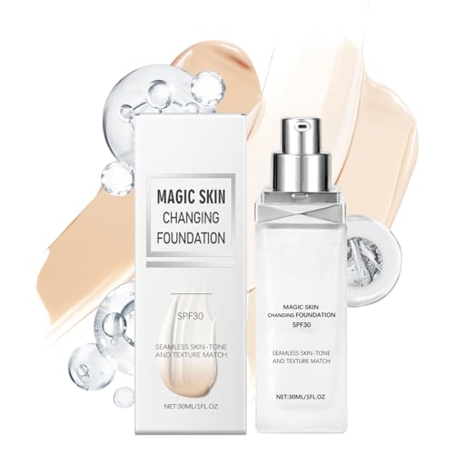 SNONESIY 1 Pcs Farbwechselnde Foundation Für Reife Haut 30 ml von SNONESIY